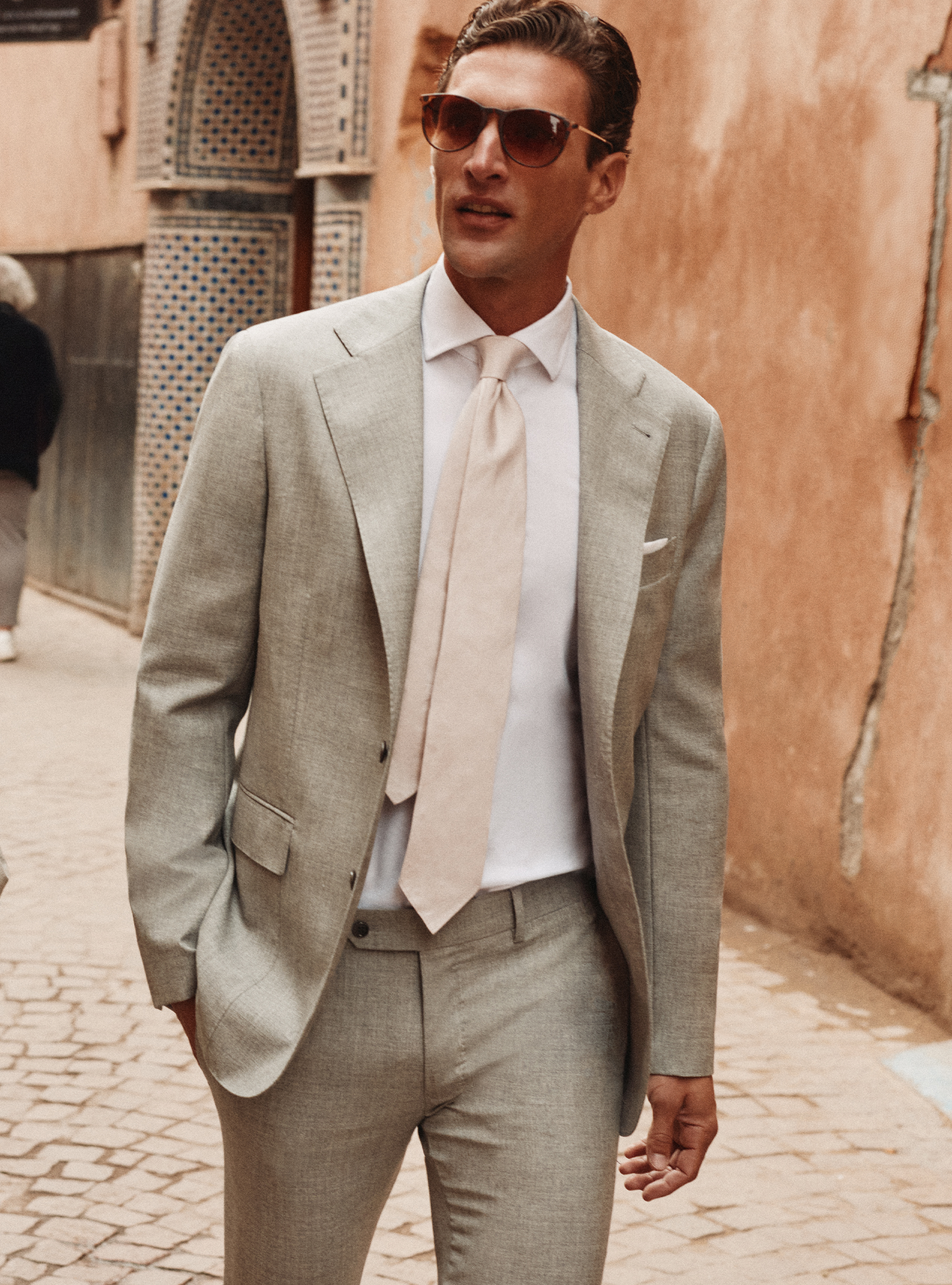 Light gray ceremonial suit, 